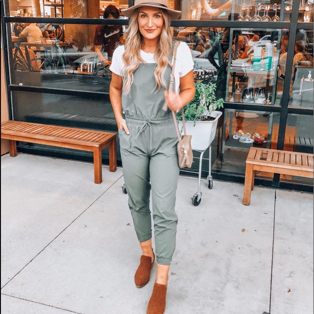 Albion Fit Classic Overall Green Jumpsuit